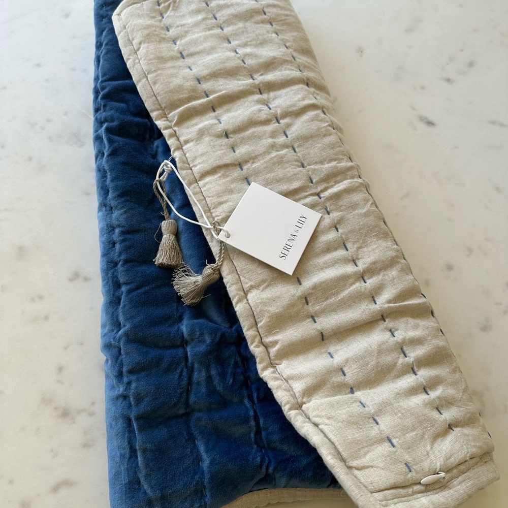 Serena & Lily Delwood King Shams, French blue